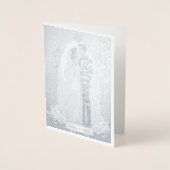 Gepersonaliseerde Folie bruiloft Kaart (Voorkant)