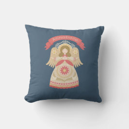 Gepersonaliseerde Folk Art Angel Kussen
