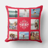 Gepersonaliseerde Folk Pattern Sierkussen (Voorkant)