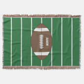 Gepersonaliseerde Football Blanket Deken (Voorkant)