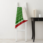 Gepersonaliseerde Football Blanket Red, om het eve Sherpa Deken (In situ)