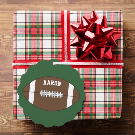Gepersonaliseerde Football cadeau Ornamenten (Insitu (Geschenk))