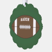 Gepersonaliseerde Football cadeau Ornamenten (Links)