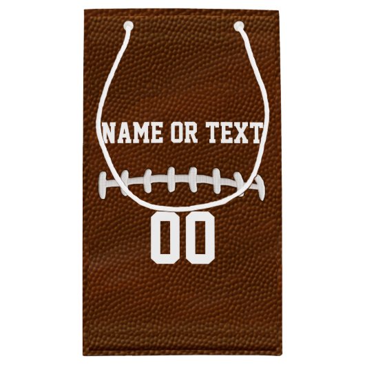 Gepersonaliseerde Football Cadeaus met Naam, Aanta Klein Cadeauzakje (Achterkant)