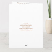 Gepersonaliseerde Football Coach Kaart, Spelers NA Bedankkaart (Achterkant)