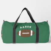 Gepersonaliseerde Football Duffel Bag Gift Plunjezak (Voorkant)