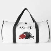 Gepersonaliseerde Football Duffel Bag Plunjezak (Achterkant)