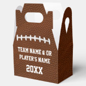 Gepersonaliseerde Football Favor Dozen in Bulk Bedankdoosjes (Geopend)