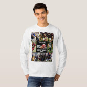 Gepersonaliseerde Football Fotocollage Sport T-shirt (Voorkant volledig)