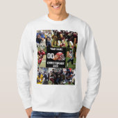 Gepersonaliseerde Football Fotocollage Sport T-shirt (Voorkant)