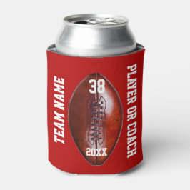 Gepersonaliseerde Football geschenken voor spelers Blikjeskoeler