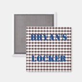 Gepersonaliseerde Football Locker Magneet (Voorkant / Achterkant)