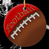 Gepersonaliseerde Football Ornamenten naam, team, 