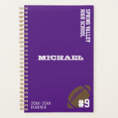 Gepersonaliseerde Football Planner (Voorkant)