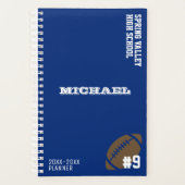 Gepersonaliseerde Football Planner (Voorkant)