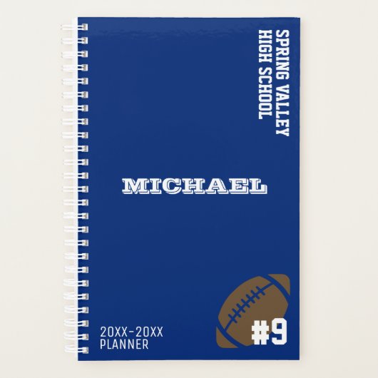 Gepersonaliseerde Football Planner (Voorkant)