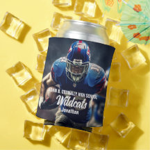 Gepersonaliseerde Football Player Foto High School