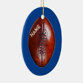 Gepersonaliseerde Football Team Gift Ideeën, ORNAM Keramisch Ornament (Rechts)