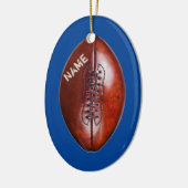 Gepersonaliseerde Football Team Gift Ideeën, ORNAM Keramisch Ornament (Links)
