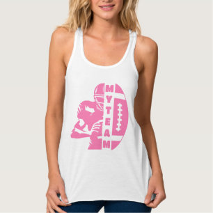 Gepersonaliseerde Football teamnaam Tanktop