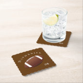 Gepersonaliseerde Football van de Foto en van de T Kartonnen Onderzetters (Insitu)