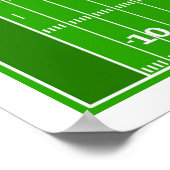 Gepersonaliseerde Football veld team aangepaste na Poster (Hoek)