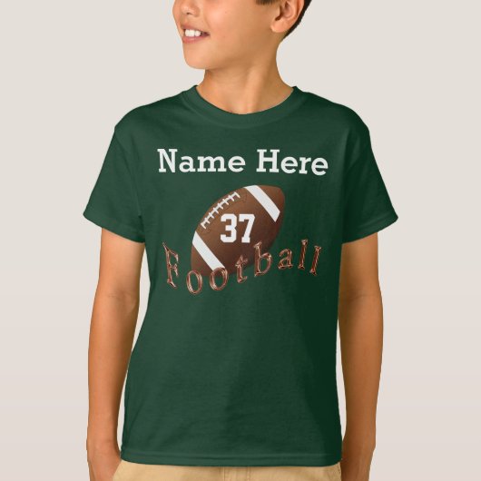 GEPERSONALISEERDE Footballs Shirten voor KinderNAA T-shirt (Voorkant)