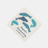 Gepersonaliseerde forel vis Pensioen Partij Servet (Hoek)