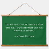 Gepersonaliseerde Forest Green 36x26 Inspirerend Hangend Wandkleed (Voorkant)