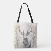 Gepersonaliseerde Forest Stag Canvas tas Natuur-ge (Achterkant)
