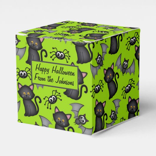 Gepersonaliseerde fortuinbox van de partij Hallowe Bedankdoosjes (Voorkant Zijde)