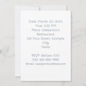 Gepersonaliseerde foto 13e verjaardag ballonnen kaart (Achterkant)