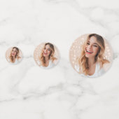 Gepersonaliseerde foto 16e verjaardag Confetti (Achterkanten)