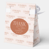 Gepersonaliseerde foto 2025 Congrats Afstudeerfees Bedankdoosjes (Achterkant)