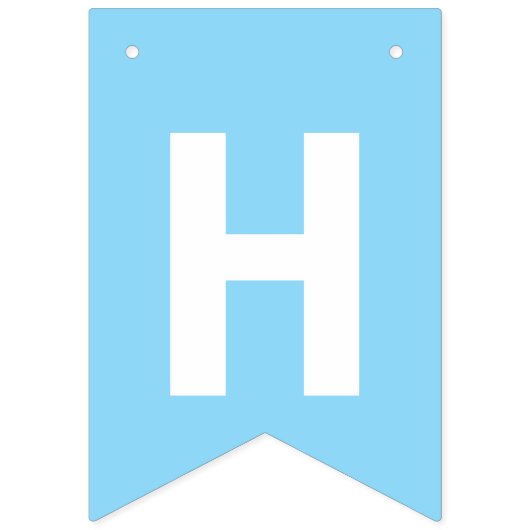 Gepersonaliseerde foto 30e verjaardag Bunting Bann Vlaggetjes (Tweede vlag)