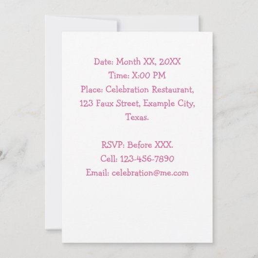 Gepersonaliseerde foto 7e verjaardag ballonnen kaart (Achterkant)