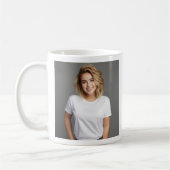 Gepersonaliseerde Foto & Aangepaste Tekst/Bijbel V Koffiemok (Links)