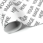 Gepersonaliseerde foto Aangepaste verpakking Paper Cadeaupapier (Rol Hoek)