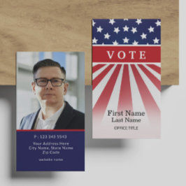 Gepersonaliseerde foto (achterkant) Campagne Verki Visitekaartje