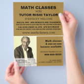 Gepersonaliseerde Foto, Adverteren de Klassen van Flyer (Hand)