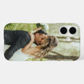 Gepersonaliseerde foto Afbeelding bruiloft Jubileu Case-Mate iPhone Case (Achterkant (horizontaal))
