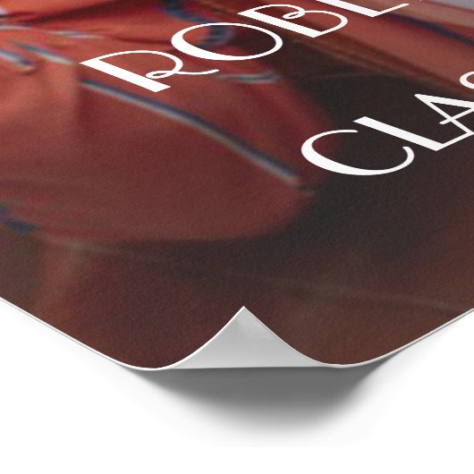 Gepersonaliseerde foto Afstuderen Poster (Hoek)