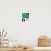 Gepersonaliseerde foto, audicien, audiologie poster (Keuken)