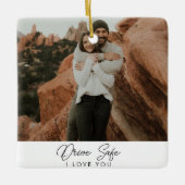 Gepersonaliseerde Foto Auto Ornament Hanging Car (Voorkant)