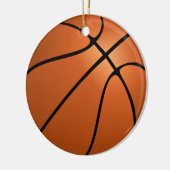 Gepersonaliseerde foto Basketbal Ornament (Links)