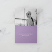 Gepersonaliseerde foto begrafenis dank u kaarten (Binnen)