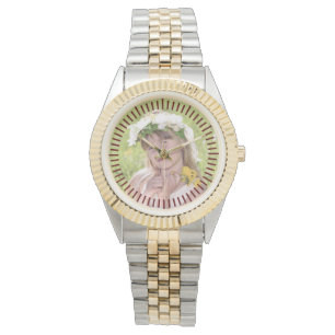 Gepersonaliseerde FOTO Bekijk Man Vrouw Keepsake C Horloge