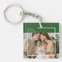 Gepersonaliseerde Foto & Bericht Acryl Sleutelhang Sleutelhanger