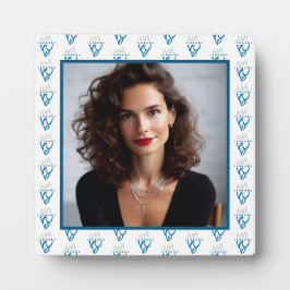 Gepersonaliseerde foto Blauwe ijsberg Inspirerend Fotoplaat