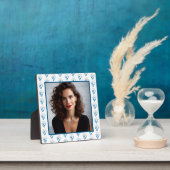 Gepersonaliseerde foto Blauwe ijsberg Inspirerend Fotoplaat (Insitu)